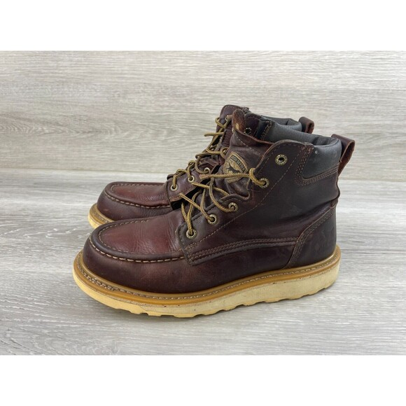 Red Wing Irish Setter Ashby 83605 Men's 9.5D Brown Leather 6" Ankle Work Boot - Picture 3 of 11